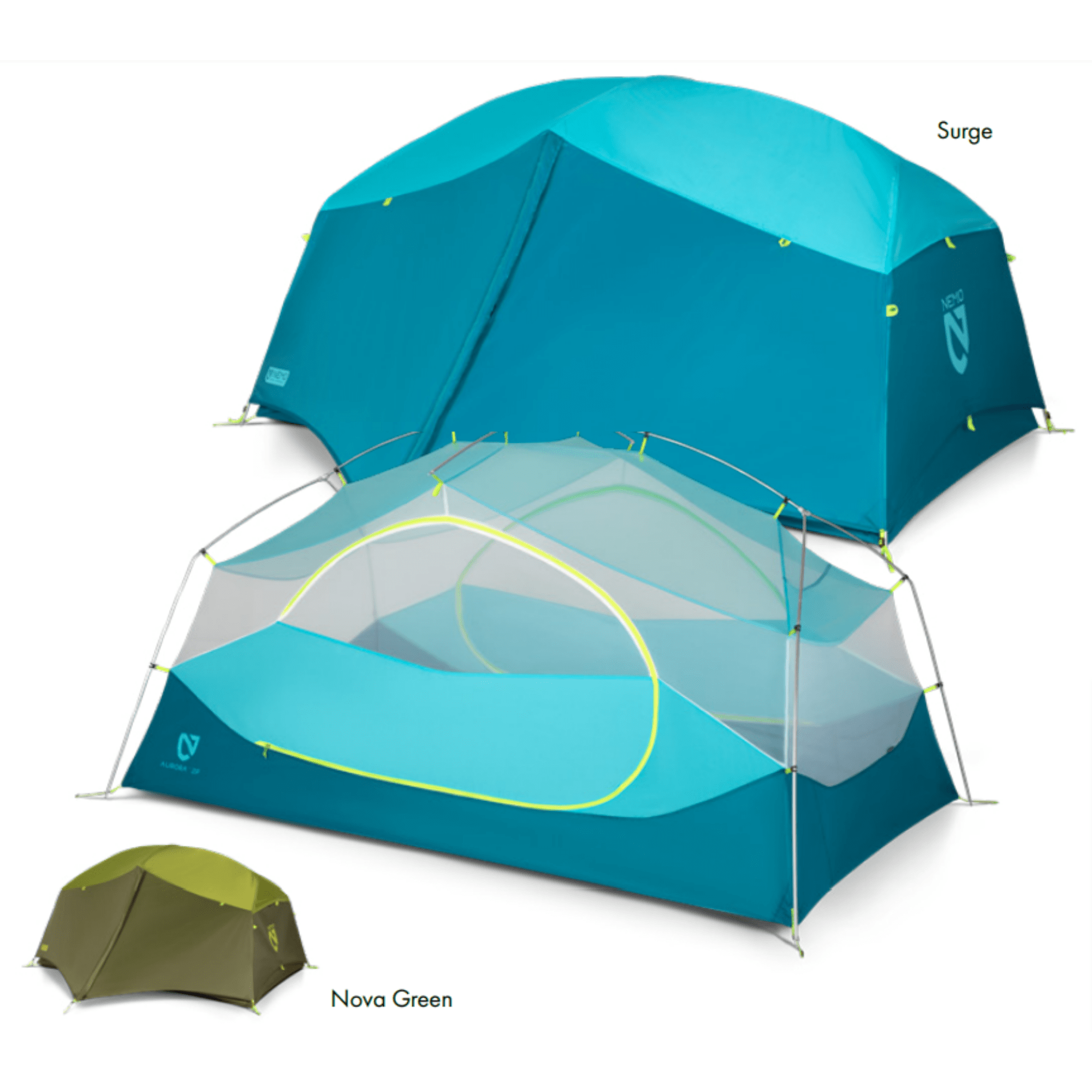 Nemo Tent Aurora Backpacking Tent & Footprint