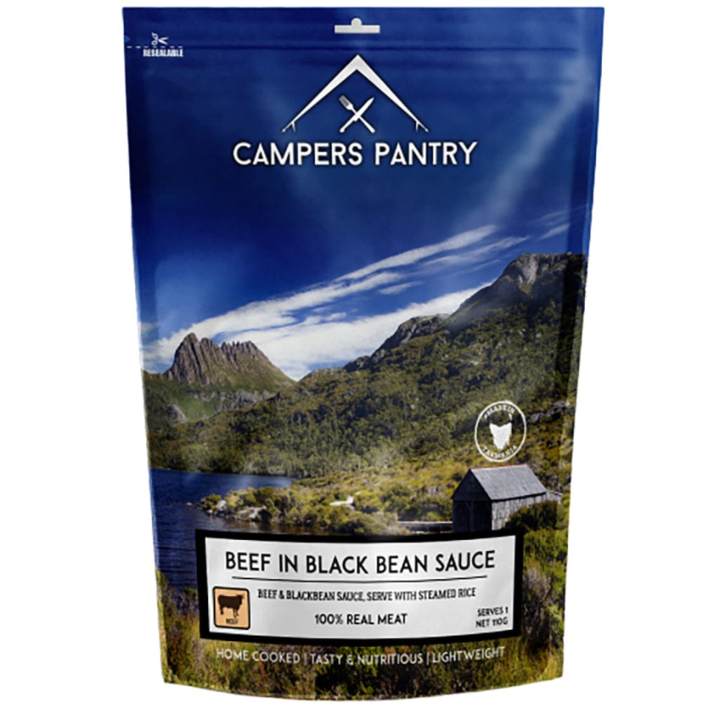 campers pantry Dehydrated Meals Single Serve / Beef & Blackbean Freeze-dried Dinner Meals CPBB11017