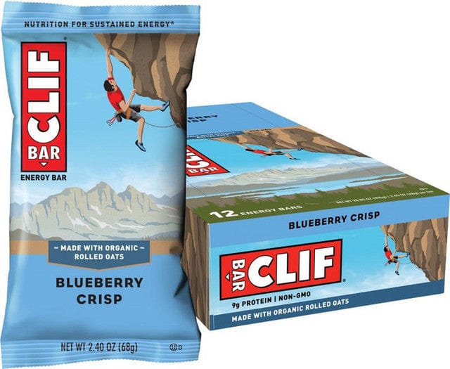 clif Energy Bar Box of 12 / Blueberry Crisp Energy Bar Organic CLIF01