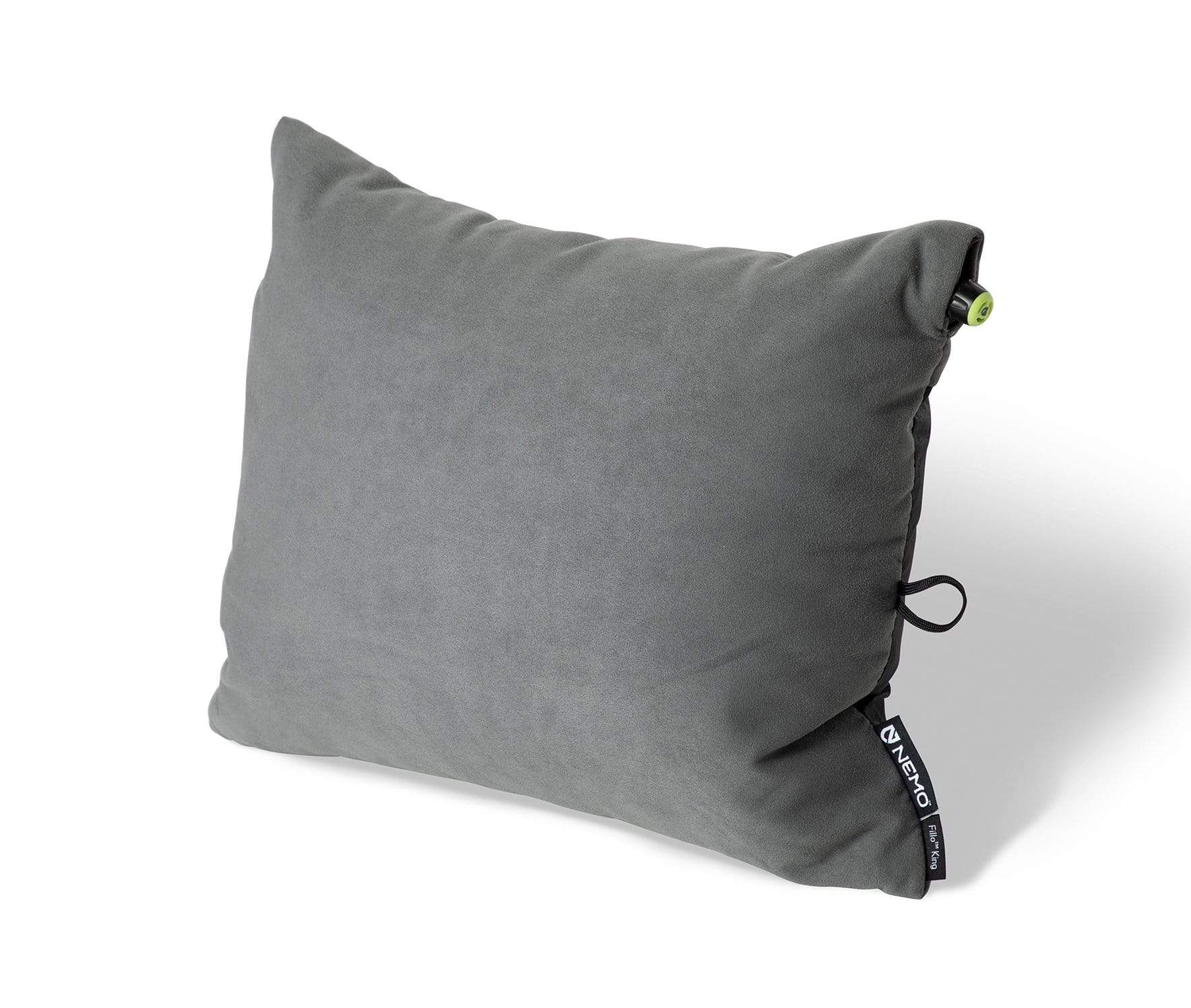 nemo Pillow Midnight Grey Fillo King Camping Pillow NEM00258G