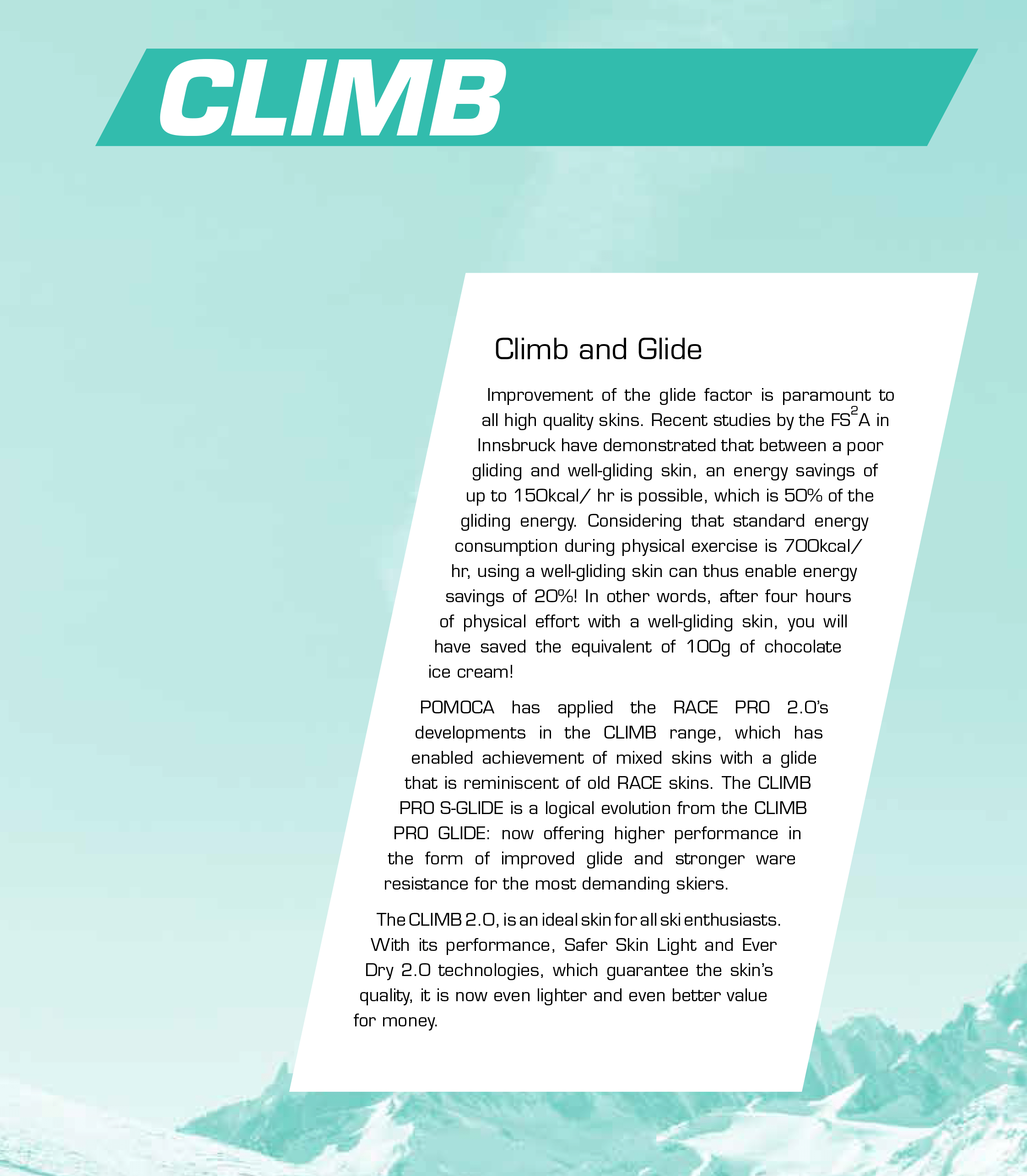 pomoca Climbing Skins Climb Pro S-Glide