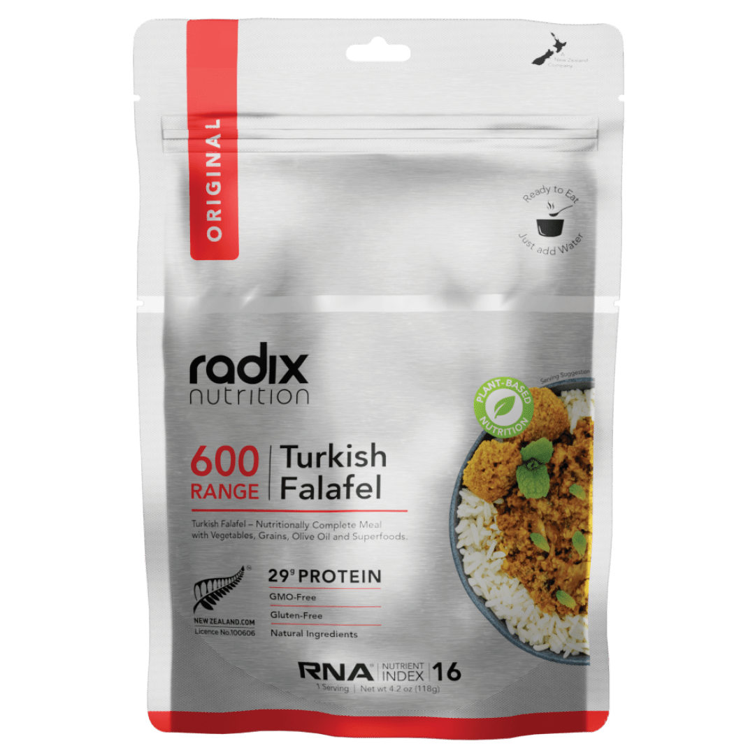 radix Dehydrated Meals Double Serve (600 kcal) / Turkish Falafel Original Meals v8.0 9421907102832