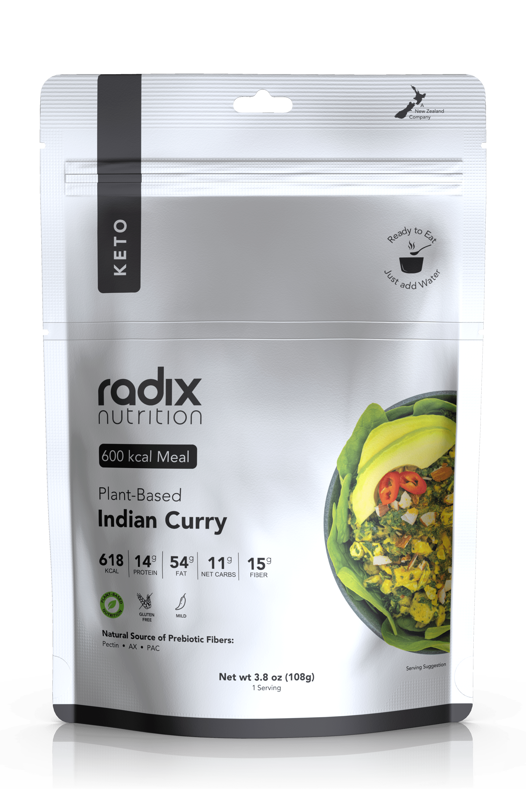 radix Dehydrated Meals Double Serve (800 kcal) / Indian Curry Keto Meals v8.0 9421907102894