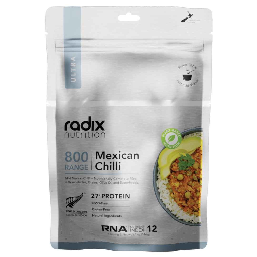 radix Dehydrated Meals Double Serve (800 kcal) / Mexican Chilli Ultra Meals v8.0 9421907102672
