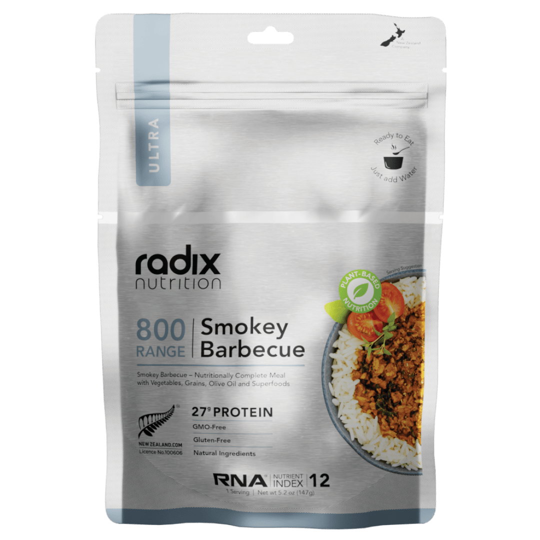 radix Dehydrated Meals Double Serve (800 kcal) / Smokey Barbecue Ultra Meals v8.0 9421907102696