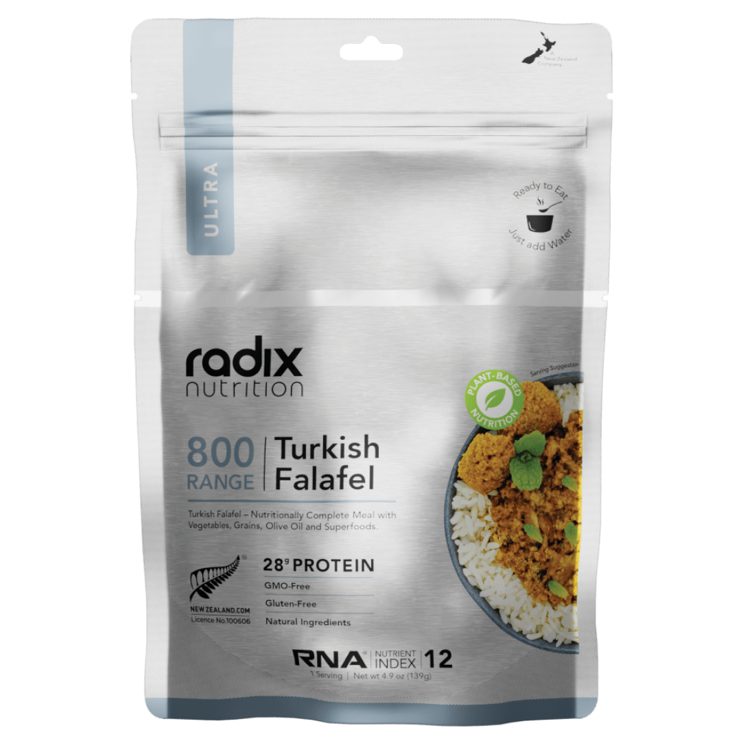 radix Dehydrated Meals Double Serve (800 kcal) / Turkish Falafel Ultra Meals v8.0 9421907102689
