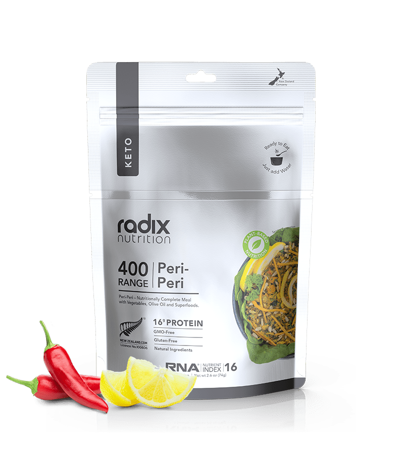 radix Dehydrated Meals Single Serve (600 kcal) / Peri-Peri Keto Meals v8.0 9421907102597