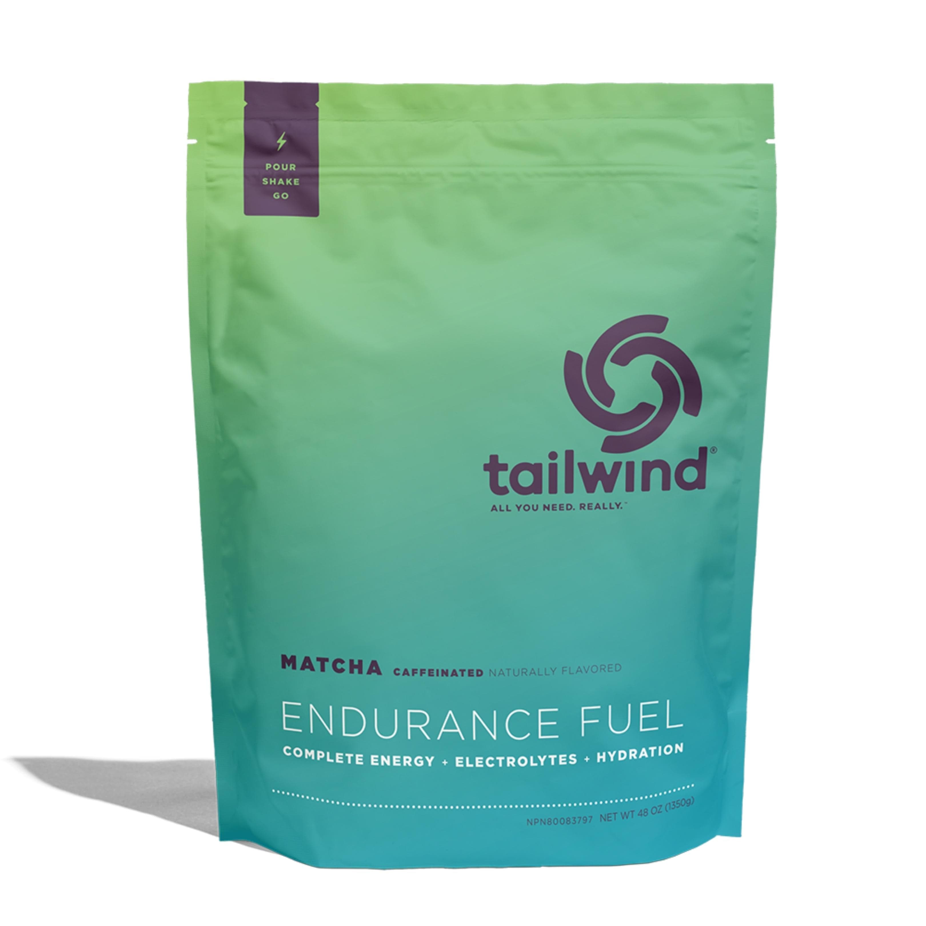 tailwind Nutrition Supplement Medium (30 servings) / Matcha (36mg Caffeine) Endurance Fuel Drink Mix 8 55283 00587 3